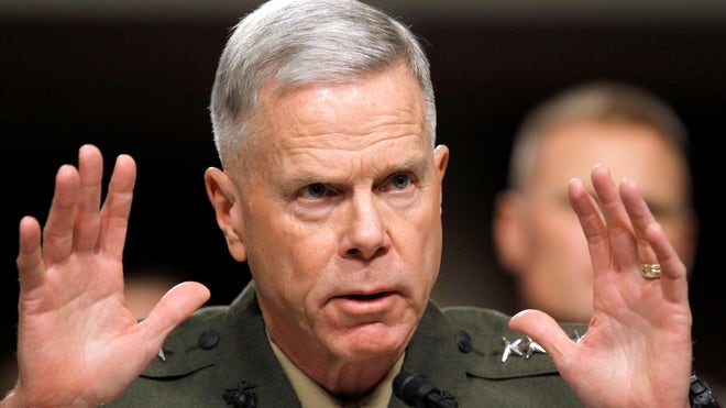 The commandant of the Marine Corps said the infantry side of the most male of all military branches is skeptical about how women will perform in their units, and some positions may end up closed again if too few females meet the physically demanding standards of combat.